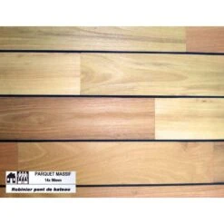 Revêtement Sol - Parquet Robinier (faux Acacia ) à Coller Finition Pont De Bateau -Haros Magasin acacia robinier a coller finition pont de bateau 1