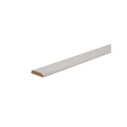 Chant Plat 2 Arrondis M.D.F. Prépeinture Blanche