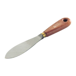 Couteau à Mastiquer En Acier Et Bois