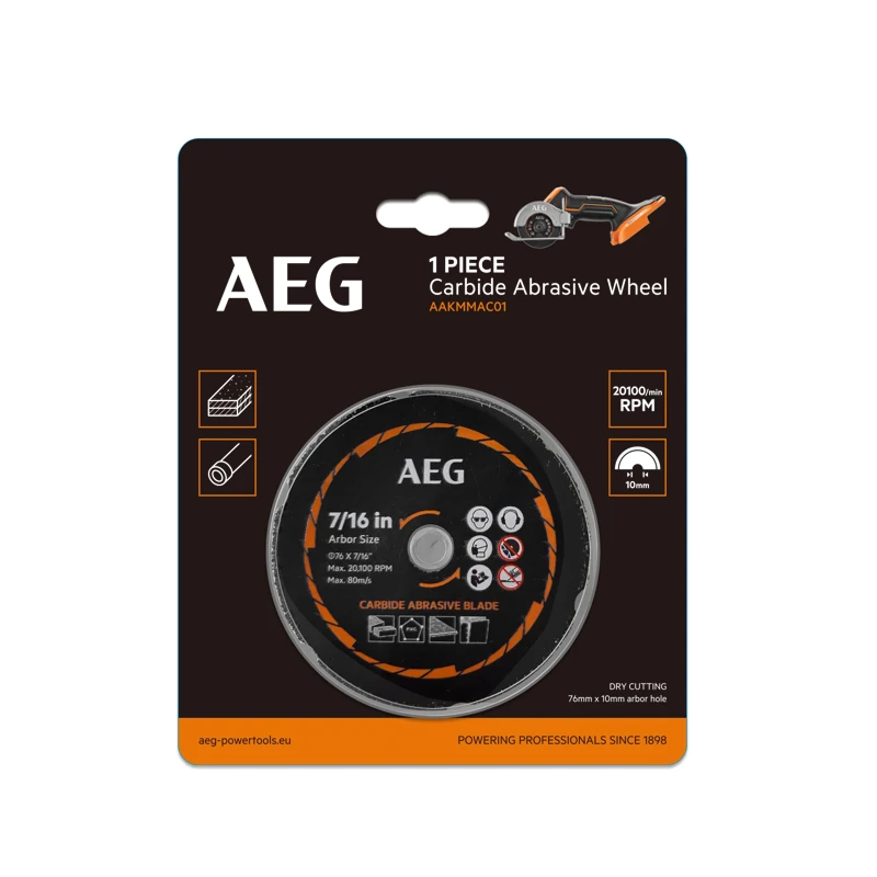 Disque Abrasif Carbure, Diamètre 76 Mm 3 Disque Abrasif Carbure, Diamètre 76 Mm