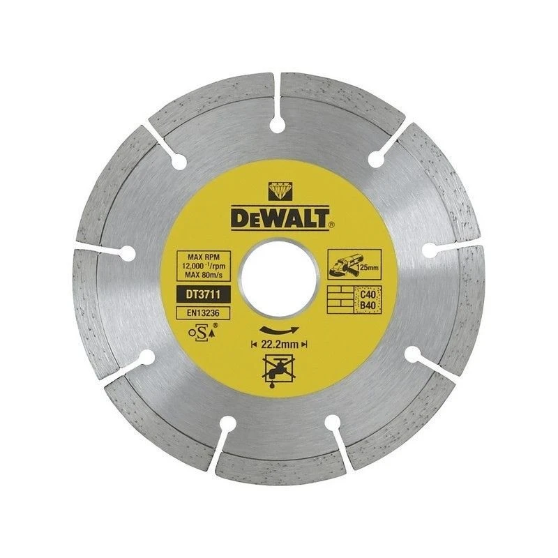 DeWALT Disque Diamant Segmenté 3 DeWALT Disque Diamant Segmenté