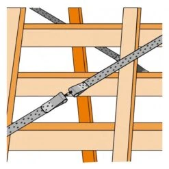 Simpson Feuillard Perforé Pour Charpente - Rouleau De 25 Ml -Haros Magasin feuillard perfore pour charpente 1