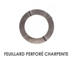 Simpson Feuillard Perforé Pour Charpente - Rouleau De 25 Ml