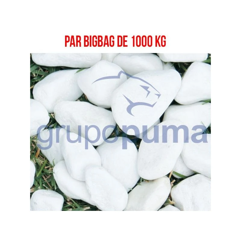 Galets Décoratifs - En Dolomie - Extra Blanc 20/40 Mm Par 1000 Kg 3 Galets Décoratifs - En Dolomie - Extra Blanc 20/40 Mm Par 1000 Kg