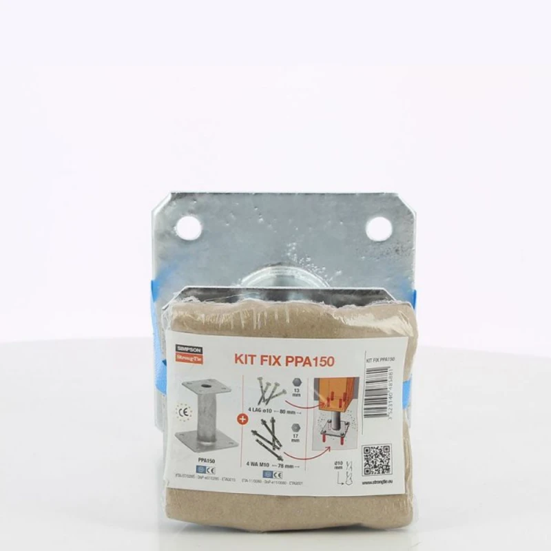 KIT FIX PPA Pied De Poteau Fixe "prêt-à-fixer" Simpson 8 KIT FIX PPA Pied De Poteau Fixe "prêt-à-fixer" Simpson – Image 6