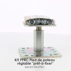 Simpson KIT FIX PPRC Pied De Poteau Réglable Après La Pose - "prêt-à-fixer" 9 Simpson KIT FIX PPRC Pied De Poteau Réglable Après La Pose - "prêt-à-fixer" -Haros Magasin kit fix pprc pied de poteau reglable pret a fixer simpson 2