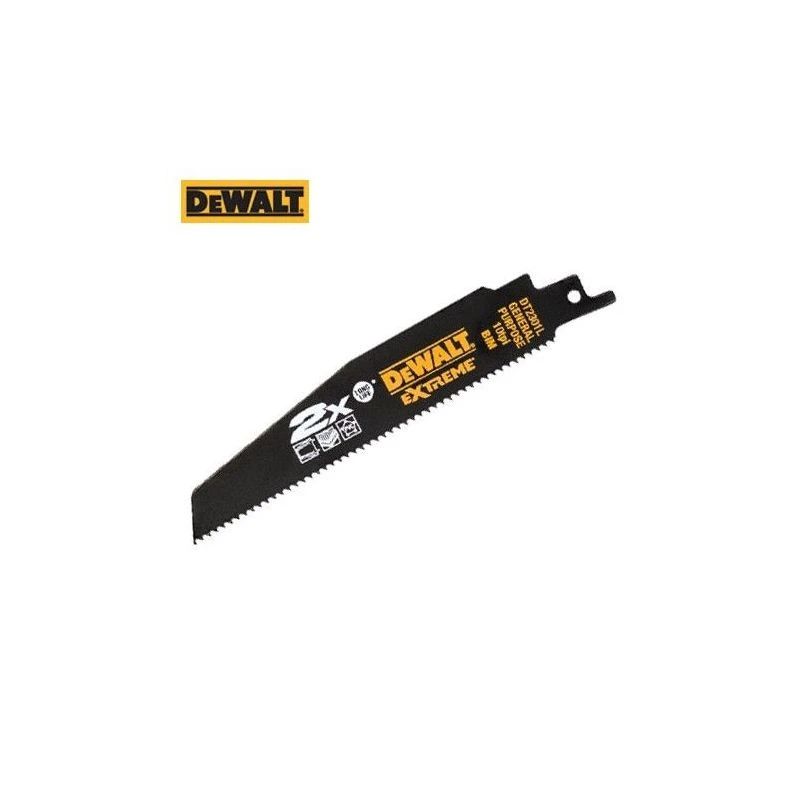 DeWALT Lame De Scie Sabre BIM Pour La Coupe Du Bois Et Métal 3 DeWALT Lame De Scie Sabre BIM Pour La Coupe Du Bois Et Métal