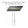Pack Pointes En Bandes 34° Annelée Alsafix + GAZ Cartouche 2 Pack Pointes En Bandes 34° Annelée Alsafix + GAZ Cartouche -Haros Magasin pack pointes en bandes 34 annelee alsafix