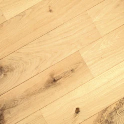 Parquet Chêne Massif Brut à Coller (14 Mm) - Choix Bourgogne