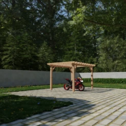 Pergola Bois Douglas Massif 6 Pergola Bois Douglas Massif -Haros Magasin pergola en douglas massif 1