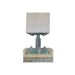 Kit Pieds De Poteaux Réglable + Fixations ING 7 Kit Pieds De Poteaux Réglable + Fixations ING -Haros Magasin pieds de poteaux pour clotures 2