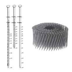 Pointes Coils Clouage 16° - Galva Annelées 25/27*70TB