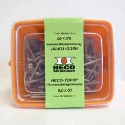 Vis Terrasse - Heco Topix Plus A2 - Tête Fraisée Bombée 7 Vis Terrasse - Heco Topix Plus A2 - Tête Fraisée Bombée -Haros Magasin topix vis terrasse double filet t drive inox a2 2