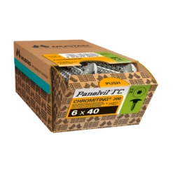 Mustad Vis Panelvit FC TX30 Ø7 Mm Pour Pentures Chrome