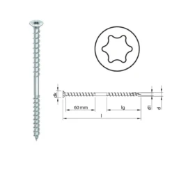 Vis Sarking HECO-Topix - FST - Ø 8 Mm - T40 - Filetage Partiel