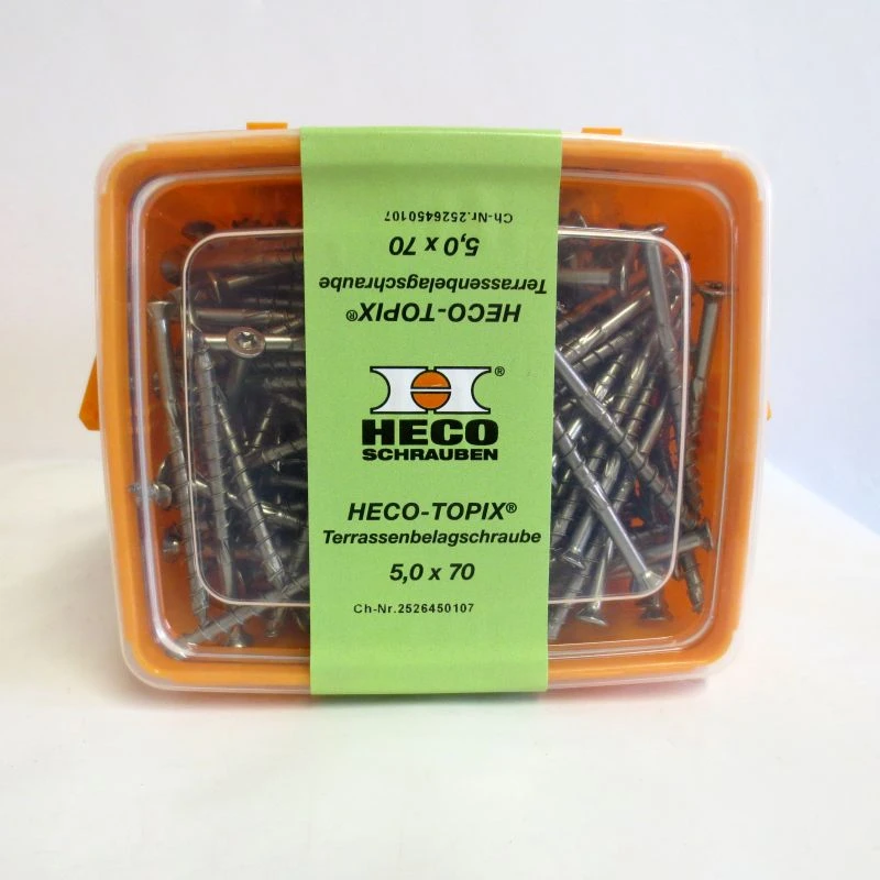 Vis Terrasse - HECO-TOPIX-plus A2 - ø5 - Tête Fraisée 4 Vis Terrasse - HECO-TOPIX-plus A2 - ø5 - Tête Fraisée – Image 2