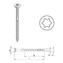 Vis Terrasse - Vis A4 - HECO - Inox